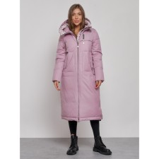 Coat insulated winter female, size 44, purple color
