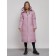 Coat insulated winter female, size 44, purple color