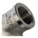 STOUT SFT-0012-0038, 3/8 ", external/internal thread, nickelled brass