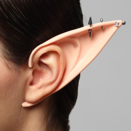 Earrings "Kuffs" Elven ears, color-silver color