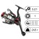 Coil B/IN PREMIER FISHING PYTHON 3000, 1 bearing, 5.2: 1
