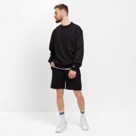 Men's shorts mist men’s casual size 52, black-3