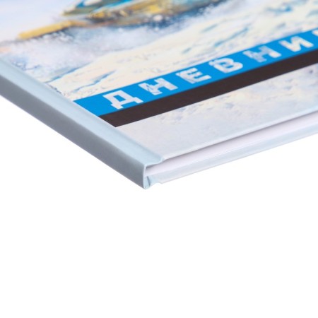 Diary for grades 5-11, "T-90 white", solid cover 7BC, matte lamination, 48 sheets-2