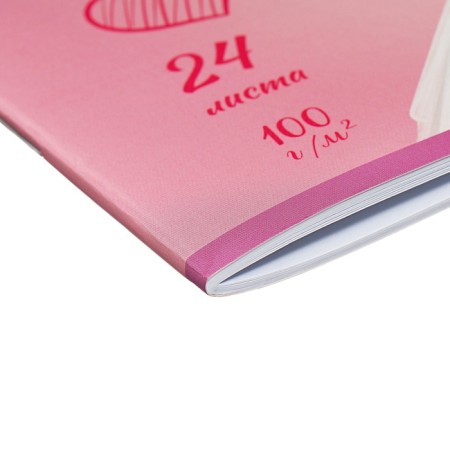 Album for drawing A4, 24 sheets, block 100 g/m², on the bracket, Erich Krause "Pointes"-2