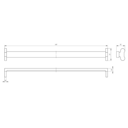 Lamp era SPO-801, 610x72x50 mm, IP20-2