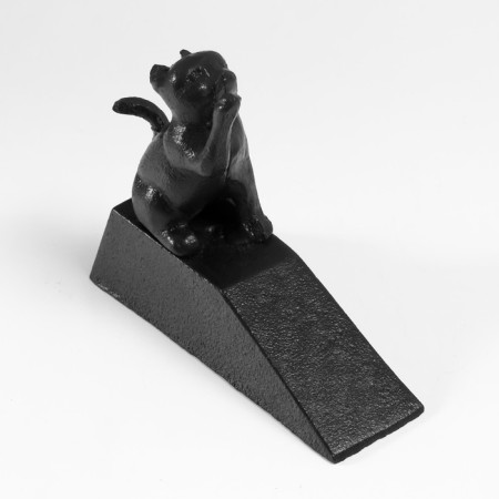 Stopper door cast iron "cat" 11x4x14 cm-4