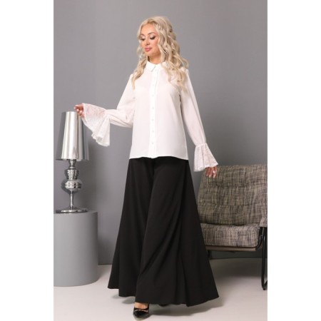 Female blouse, size 42, white color-11