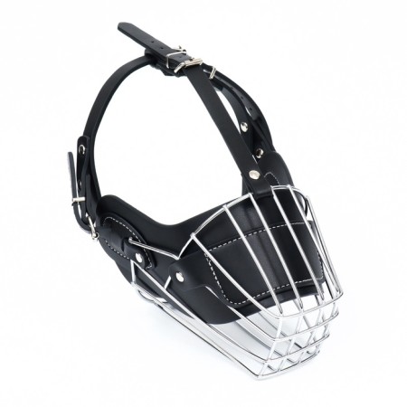 Mercorizer Metal No. 3 with a tripartite strap, pressed skin, black-2