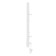 Towel electric heated Laris Olivia ChK8, 800x500 mm, 8 crossbars, right, white