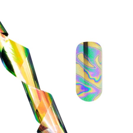 Foil translated for casting in the Pole bank, holographic stains wide