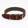 Collar combined leather/tarpaulin, 69 x 3.5 cm, Osh 45-60 cm, brown