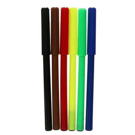 Flomasters 6 colors, ventilated cap-4
