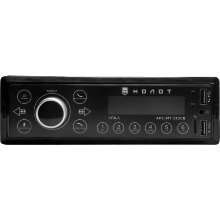 Автомагнитола Ural Molot APC-MT 333С, 1DIN, USB/ FM/ BT, SmartBT iPlug, RCA 4х25 Вт-1