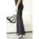 Female trousers, size 48, black color
