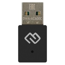 WiFi Digma DWA-AC600C AC600 USB 2.0 (ant. Ventr.) 1ant. (pack: 1pc)
