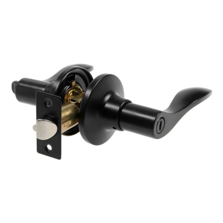 Latch (fashion 3187), interior, latch, matte black color-1