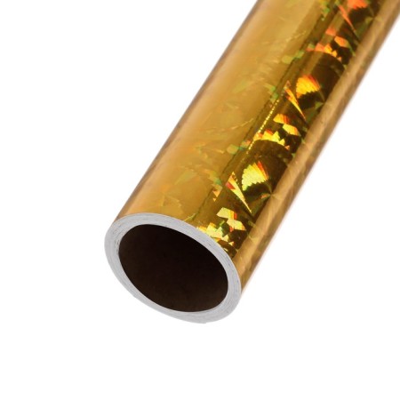 Self -adhesive film, holography, gold, 0.45 x 3 m, 3 μm "Circles"-2