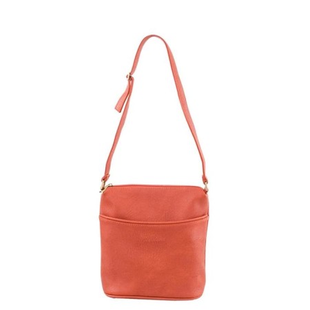 Cross-Bodi bag, lightning department, 2 outer pockets, orange color