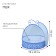 Basin Hard board "Dolphin", 78 x 68 x 60 cm, with a canopy, from 2 years 52577
