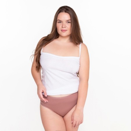 Panties female slips, mokko color, size 48-50 (l)-3