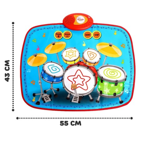 Musical rug "Drums", 55 × 43 cm-1