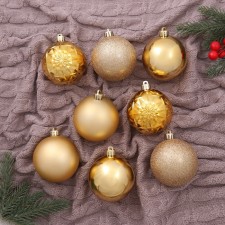 Set of balls plastic D-7 cm, 8 pcs 