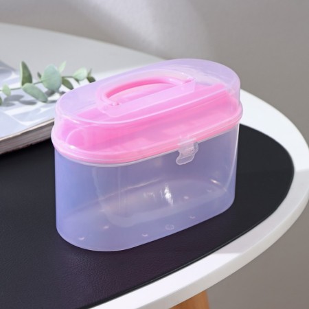 Organizer for storage with an insert, 15 × 7.5 × 10 cm, color mix-5