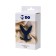 Expanding anal plug Bloom, silicone, blue color, 9.5 cm, d = 7 cm