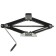 The rombic tundra jack, with a rubber support, lifting height 100 - 400 mm, 1 ton