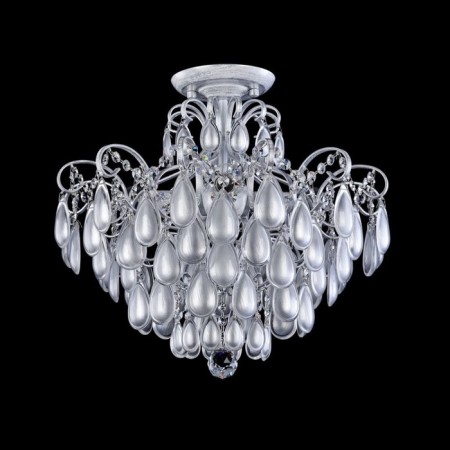 Chandelier Chabrol 4x40W E14, silver 47.4x39.1 cm
