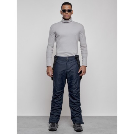 Semi-combineson ski insulated male winter, size 56, dark blue color-15