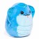 Soft toy "snake", blue