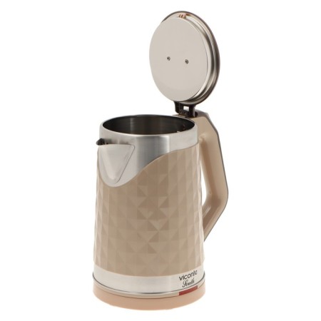 Electric kettle Viconte VC-3295, plastic, fire, 2 l, 2000 watts, beige-5