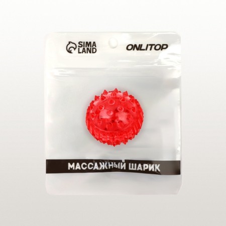 Hands and legs massage, d = 3.5 cm, 2 rings, red color-6