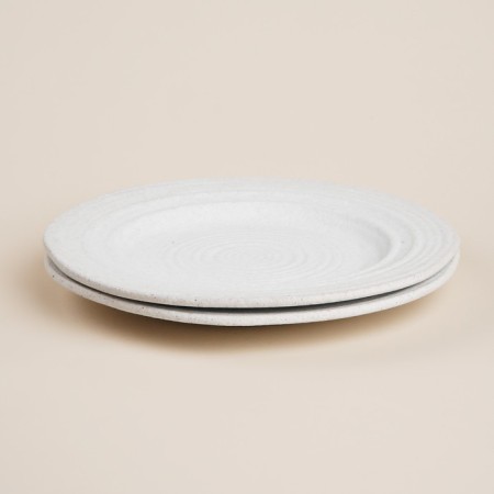 A set of ceramic sl home "Arena Blanca", d = 26.5 cm, white color-3