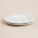 A set of ceramic sl home "Arena Blanca", d = 26.5 cm, white color