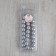 Picking for curtains “Pearl beads”, D = 1.5 cm, 30 cm, color gray color