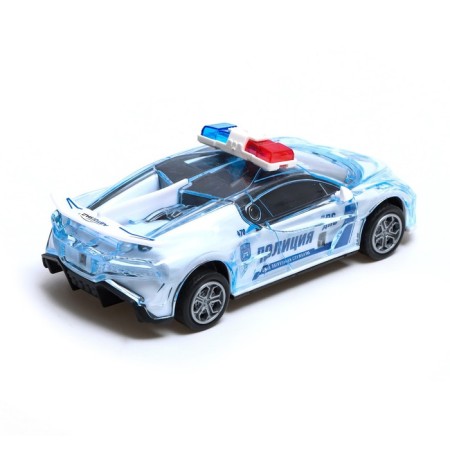 Inertial machine "Crazy Race, Police", Russian voice acting, light, white color-2