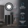 Lamp wall-flowing spot ERA OL47 BK, 80x90 mm, IP20, GU10, 12W, black color
