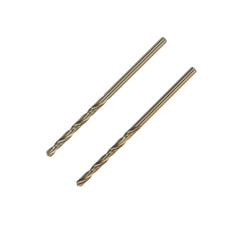 Tundra metal drill, HSS-CO (5% cobalt), cylindrical tail., 2.5 mm, 2 pcs.
