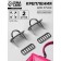 Mounts for handles for a bag of 2pcs 3*1.3*1.3 cm per puncture metal silver au