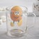 Glass Glass "Frutis", 200 ml, MIX drawing