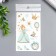 Tattoo on the body color "princesses and locks" with gold mix 12x7.5 cm