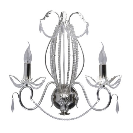 Bra Valencia, 2x40W E14, silver 47x43x26 cm
