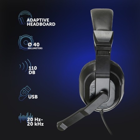 HS-HKM100G Imperial (keyboard, mouse, headset) black (489352)-7