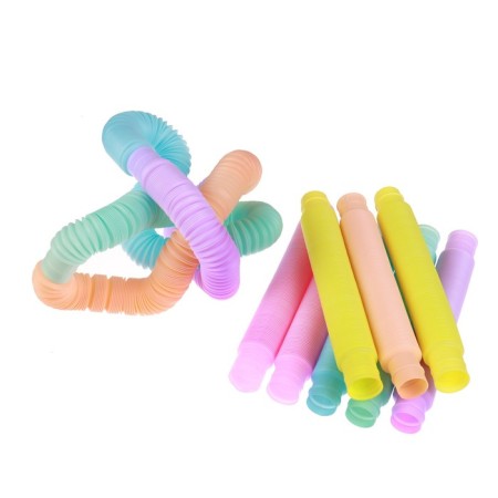 Antistress toy Pop Tubes, set 12 pcs., Mix color