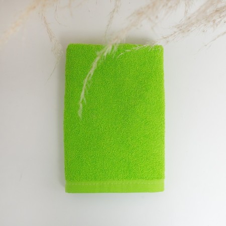 Tainted towel 30x50cm, light green, 100% cotton, 360 g/m2-1