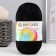 Yarn "Children's Cotton" 100%Mercerized cotton 330m/100g (02-black)