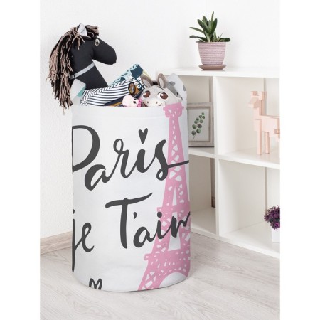 Basket for toys "French love, size 40x60 cm