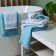 Trick Lovelife towel "Amore" 50x90 cm, blue, 100% cotton, 450 g/m2